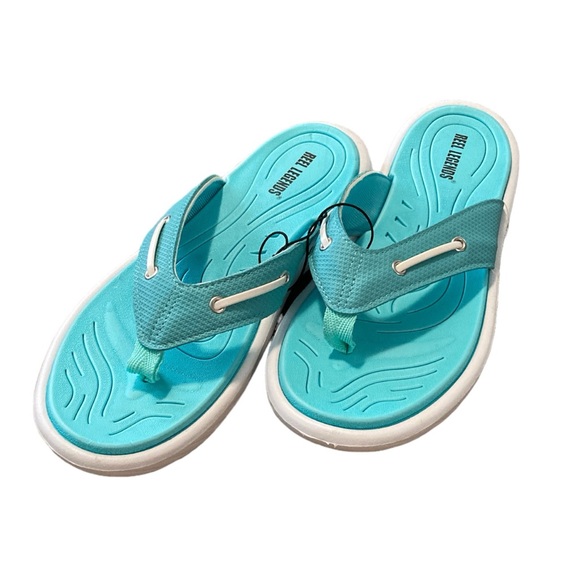 Reel Legends Nautical III Flip Flops Sandals - Picture 3 of 12